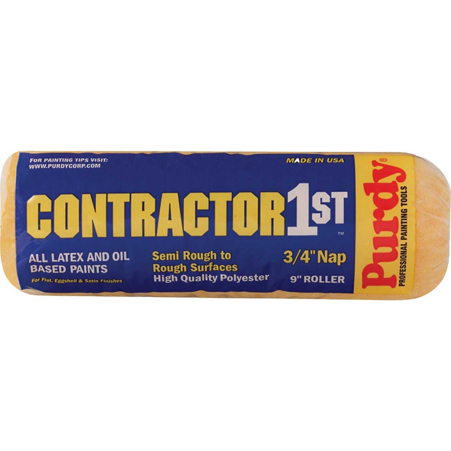 Purdy Contractor 1st 9 In. x 3/4 In. Knit Fabric Roller Cover Image 1