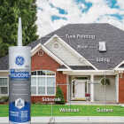 GE Window & Door All-Purpose Sealant, Clear, 10.1 Oz. Cartridge Image 3