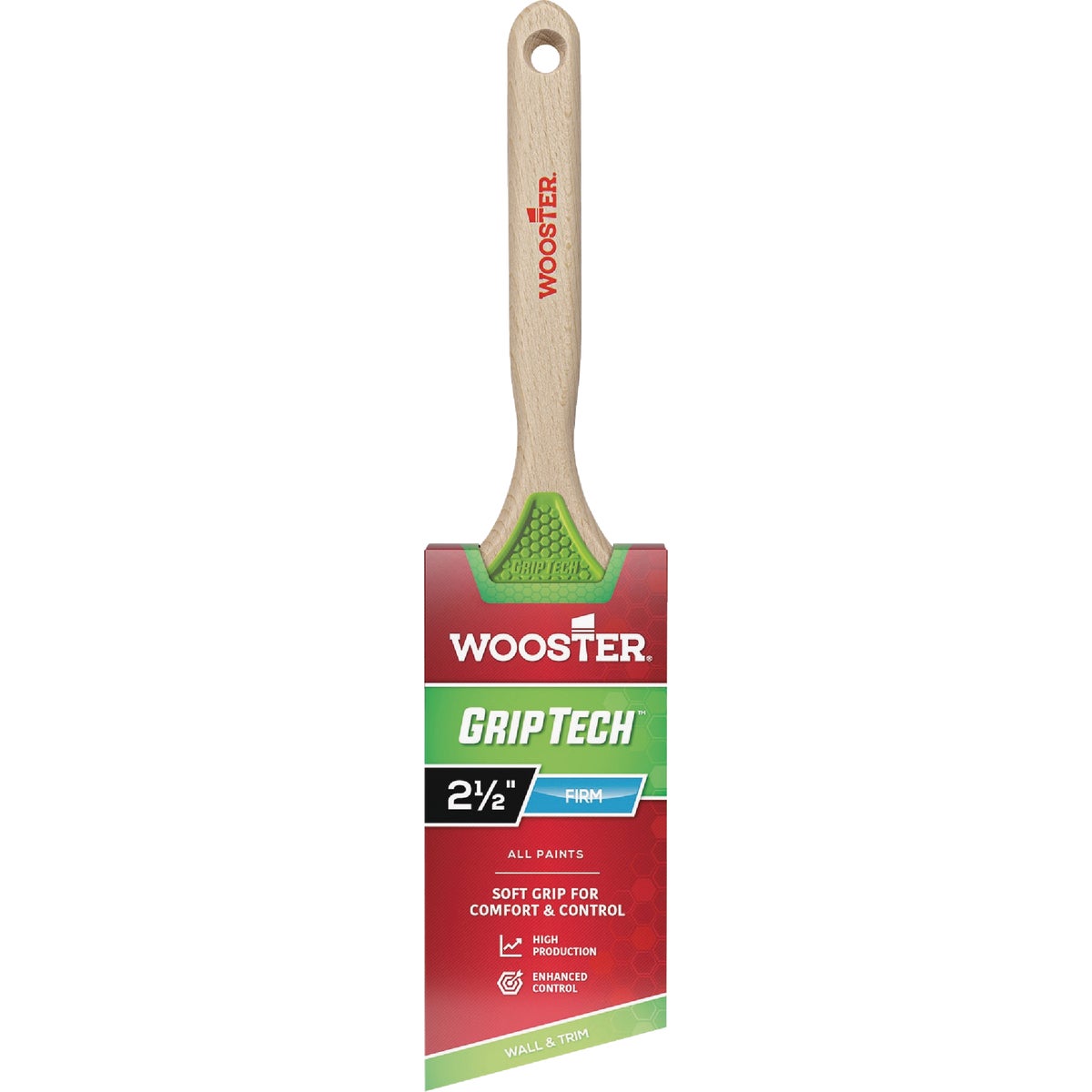 Wooster GripTech 2-1/2 In. Angle Sash Paintbrush Image 1