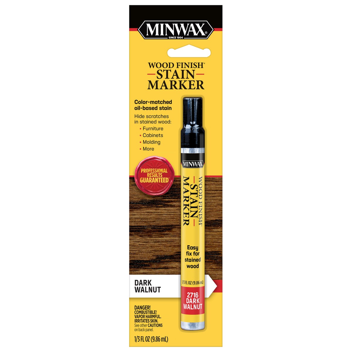 Minwax Wood Finish Dark Walnut Stain Marker Image 6