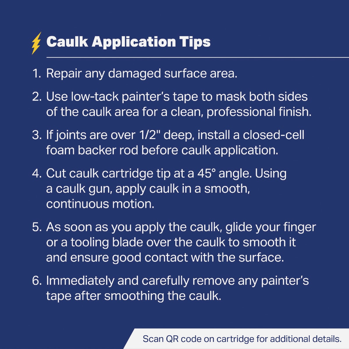 White Lightning Painter's Preferred 10 Oz. White Acrylic Latex Caulk Image 2