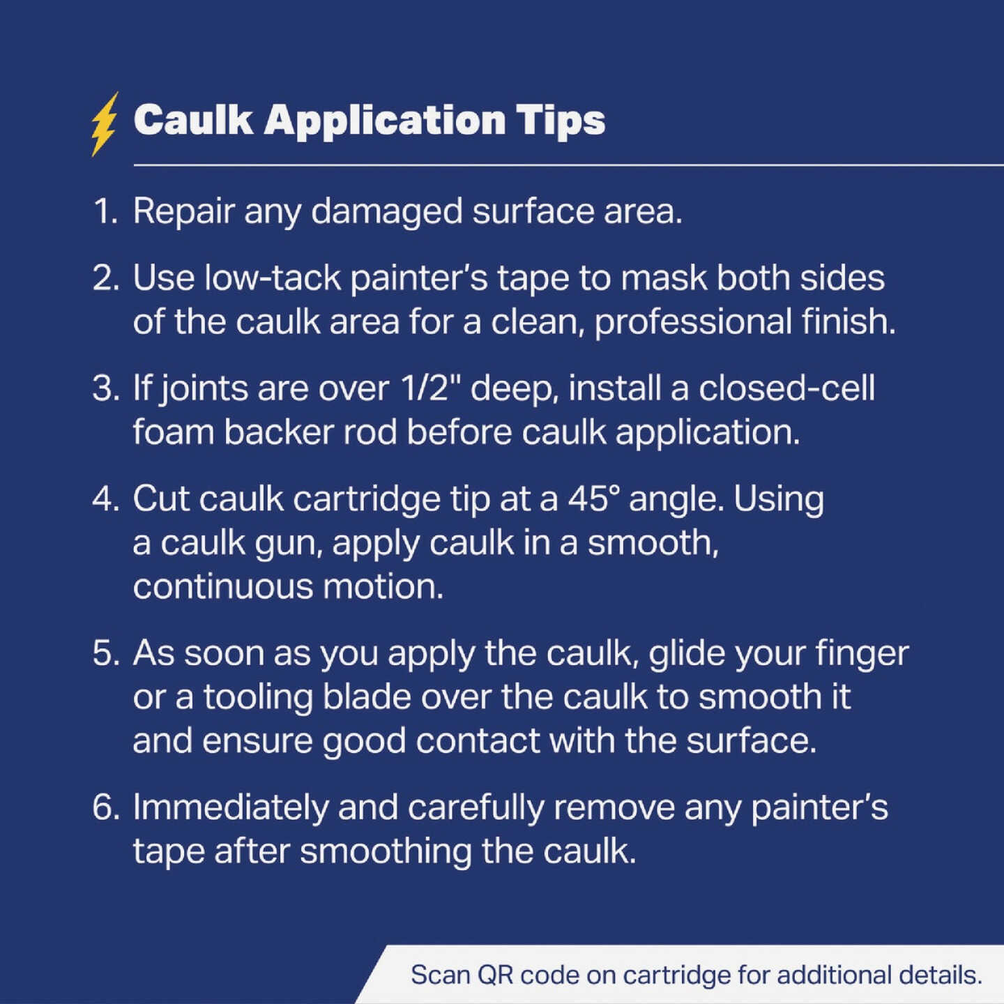 White Lightning Painter's Preferred 10 Oz. White Acrylic Latex Caulk Image 2