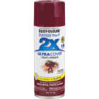 Rust-Oleum Painter's Touch 2X Ultra Cover 12 Oz. Gloss Paint + Primer Spray Paint, Cranberry Image 1