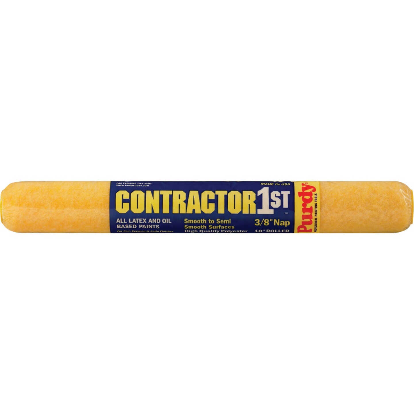 Purdy Contractor 1st 18 In. x 3/8 In. Knit Fabric Roller Cover Image 1