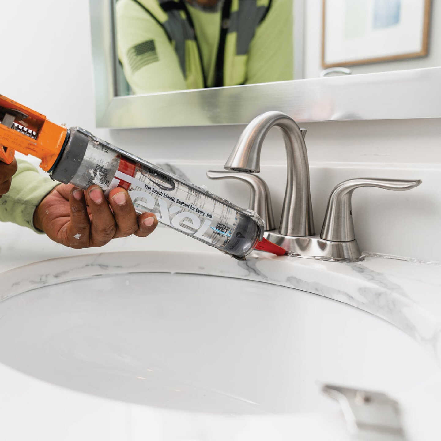 Sashco Lexel 5 Oz. VOC Caulk Polymer Sealant, Clear Image 2