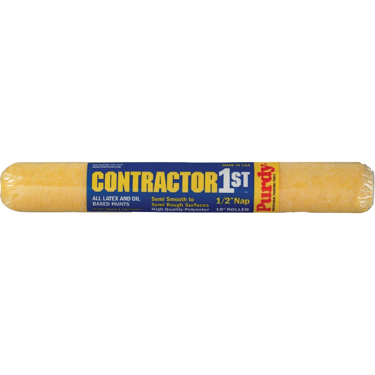 Purdy Contractor 1st 18 In. x 1/2 In. Knit Fabric Roller Cover Image 1