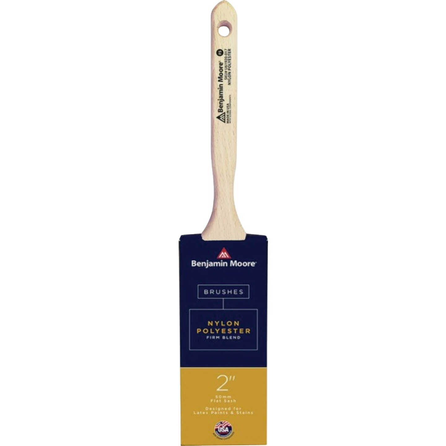 Benjamin Moore 2 In. Flat Sash Nylon/Poly Brush (Firm) Image 1