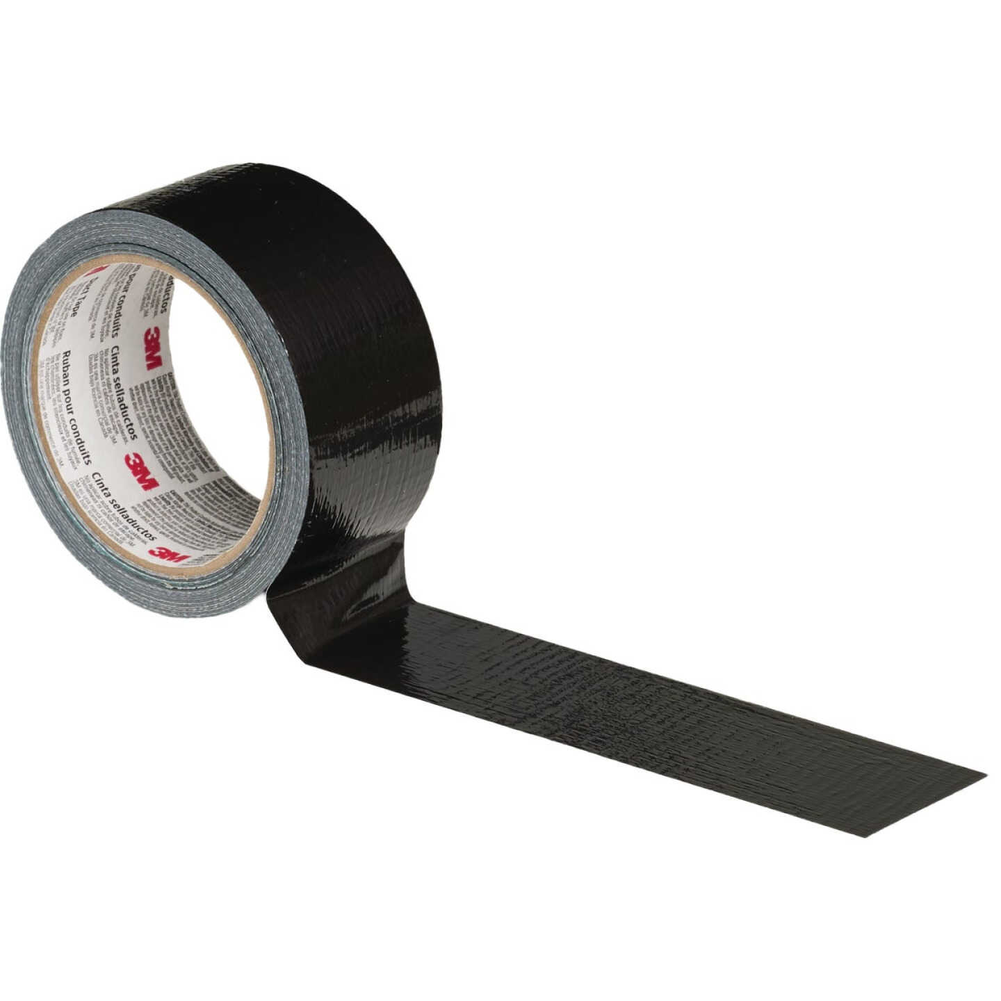 3M 1.88 In. x 20 Yd. Black Heavy Duty Duct Tape Image 3