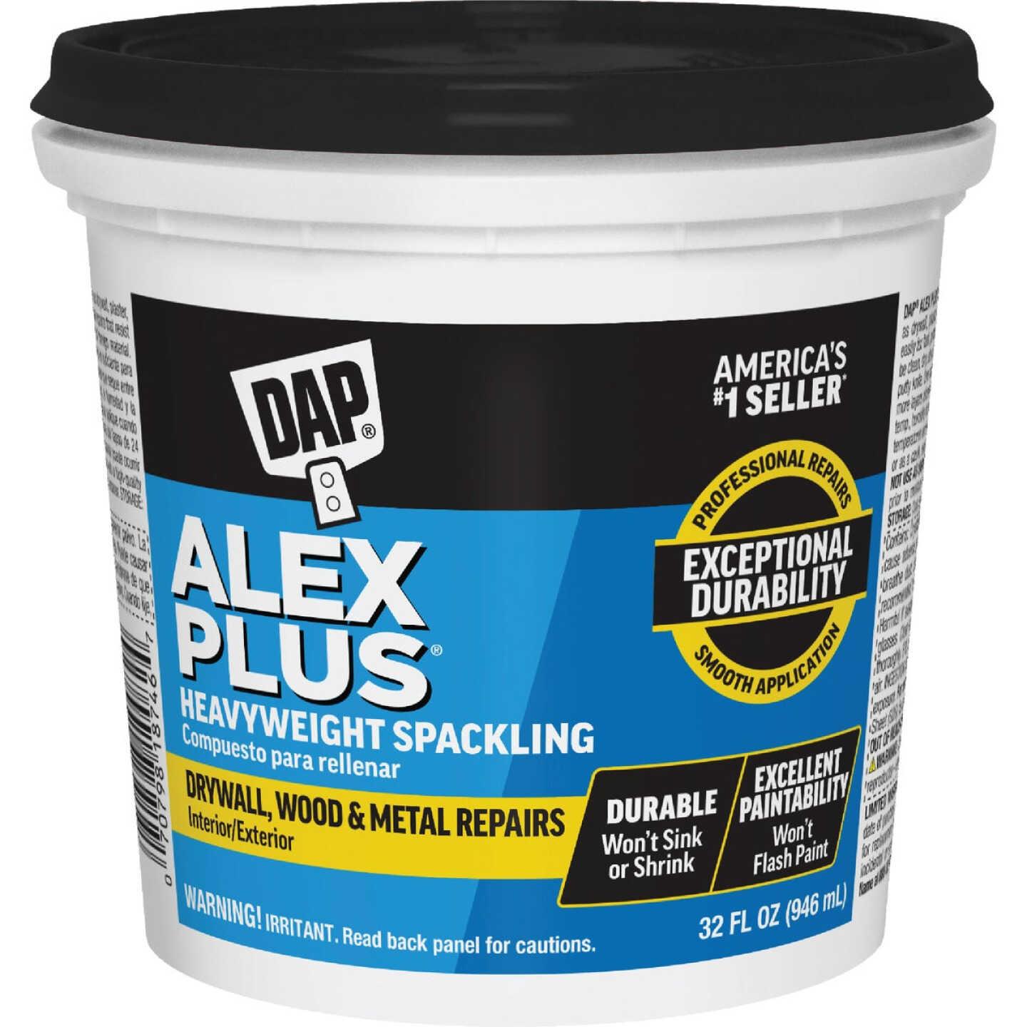 DAP ALEX PLUS 32 Oz. Professional Latex Spackling Image 1