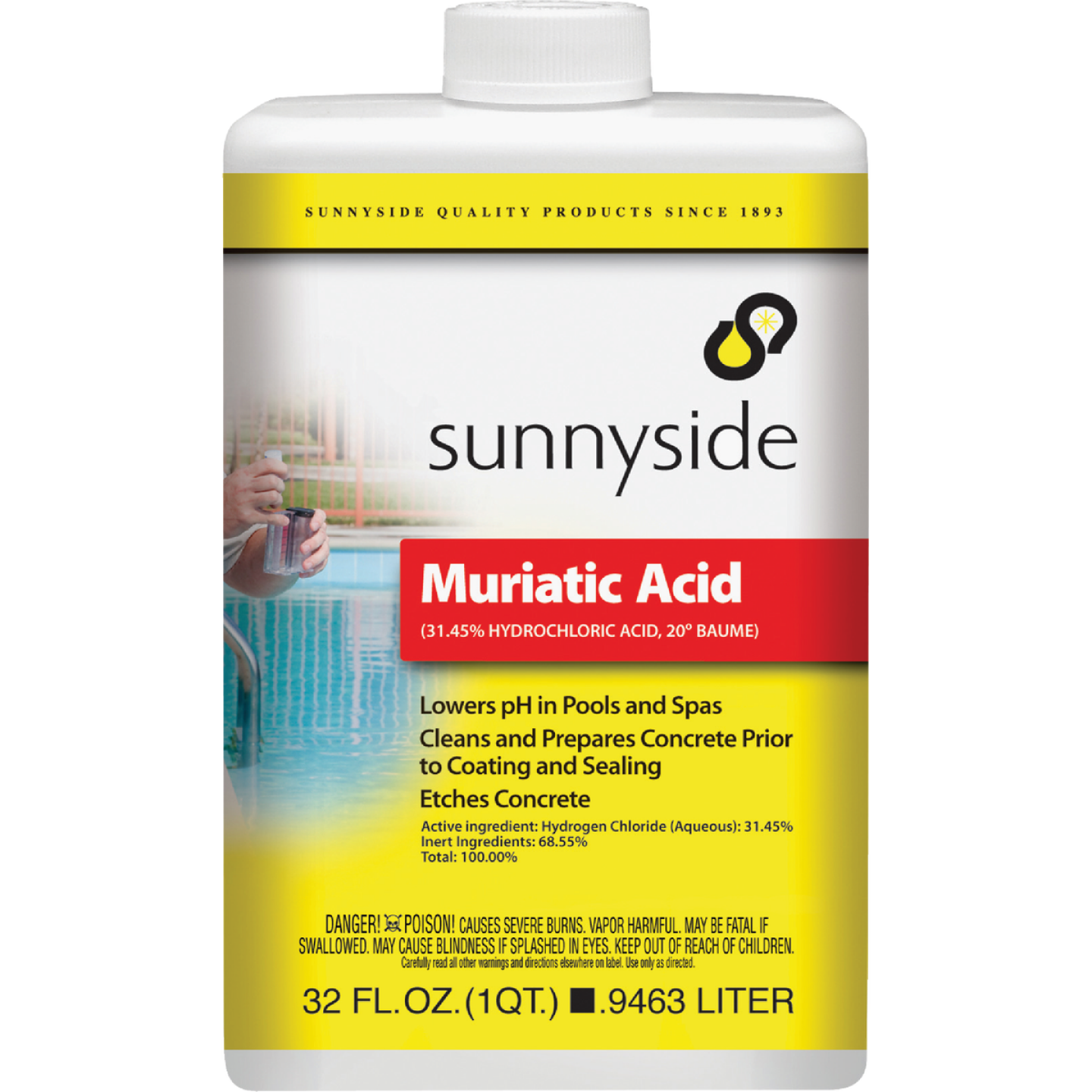 Sunnyside 32 Oz. Muriatic Acid Image 1