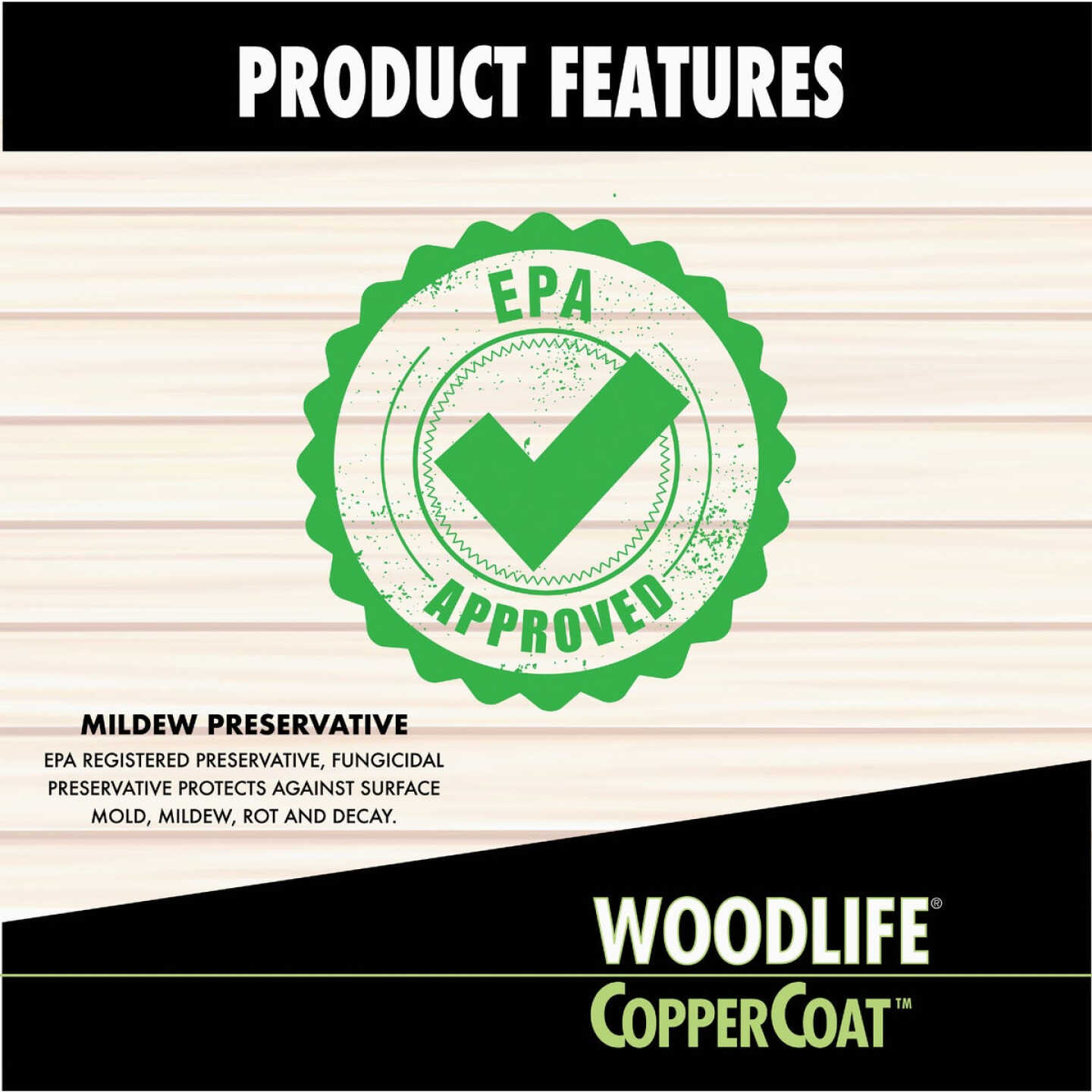 Rust-Oleum Woodlife Water-Based Coppercoat Green Wood Preservative, 1 Gal. Image 3