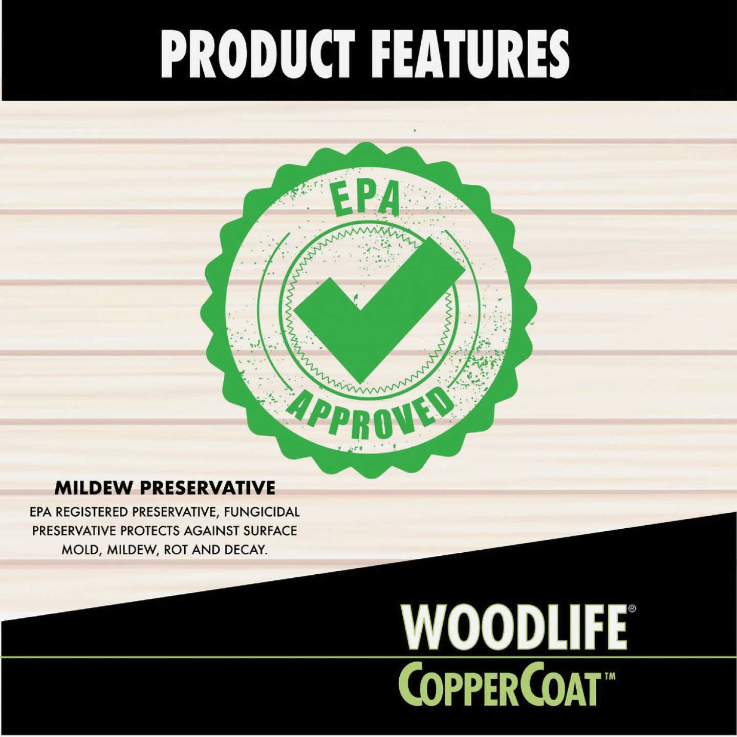 Rust-Oleum Woodlife Water-Based Coppercoat Green Wood Preservative, 1 Gal. Image 4