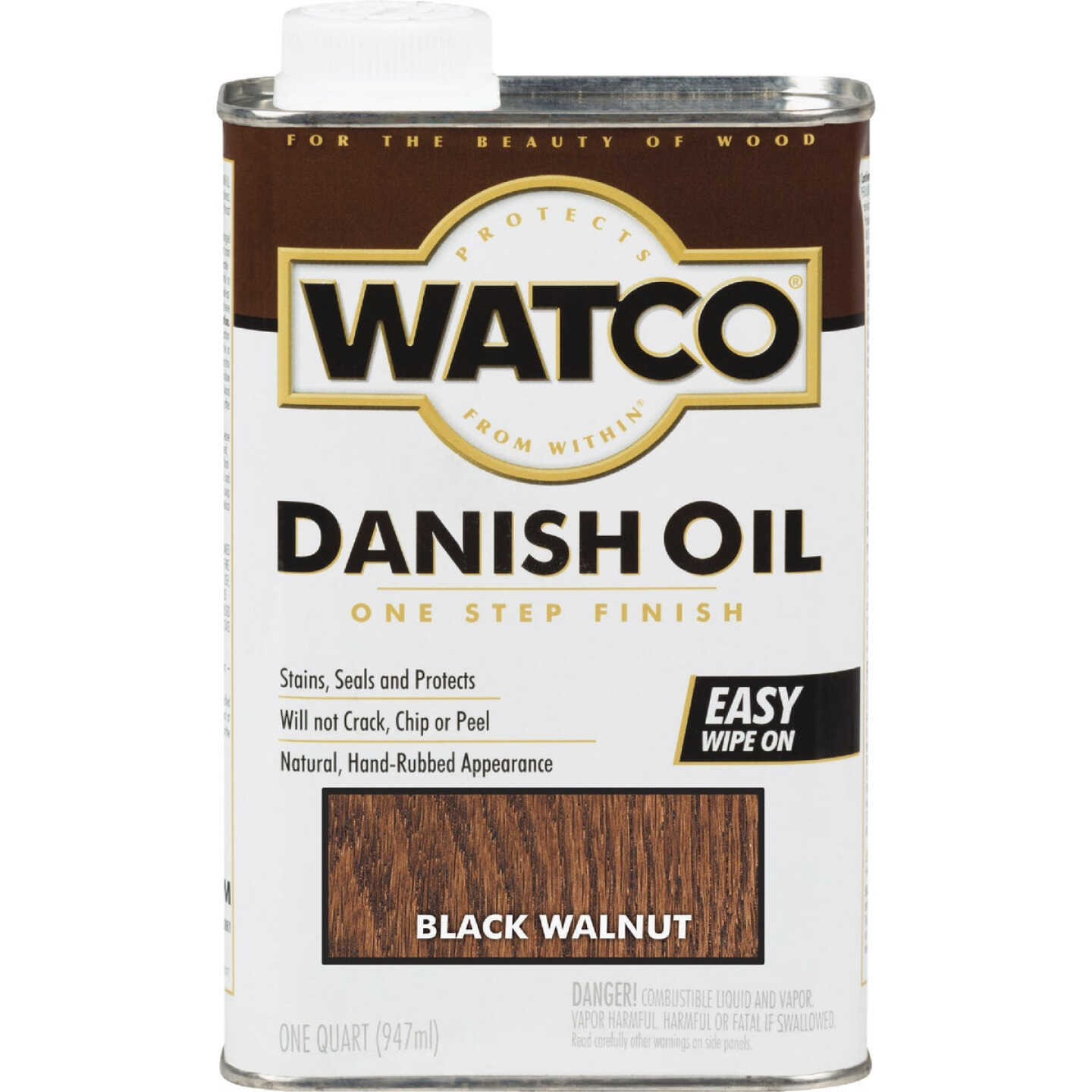 Watco Danish 1 Qt. Black Walnut Oil Finish Image 2