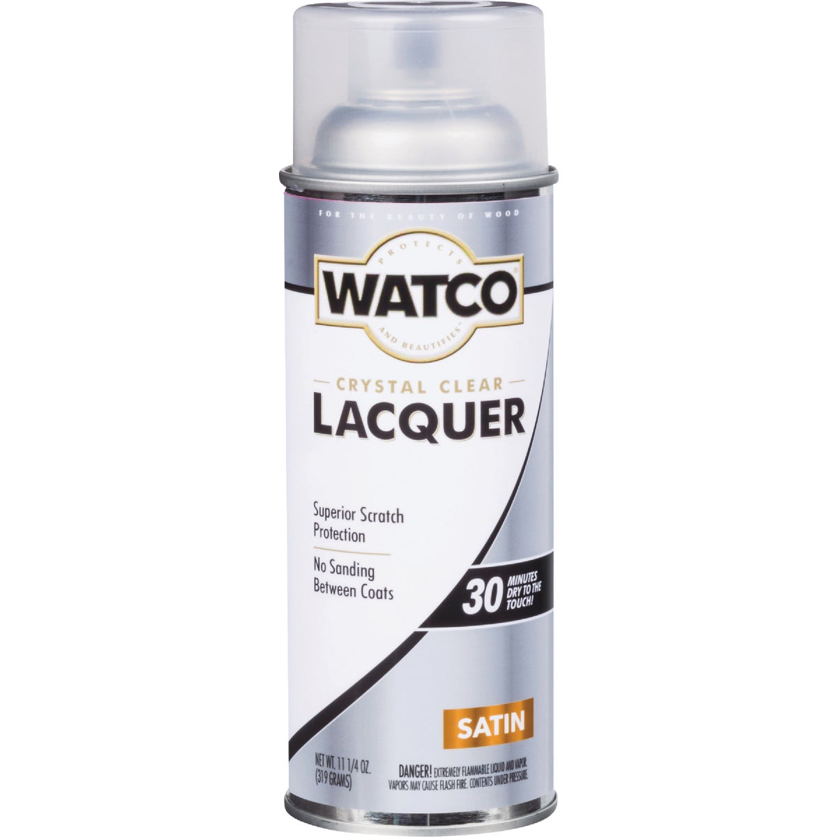 Watco 11.25 Oz. Clear Satin Spray Lacquer Image 2