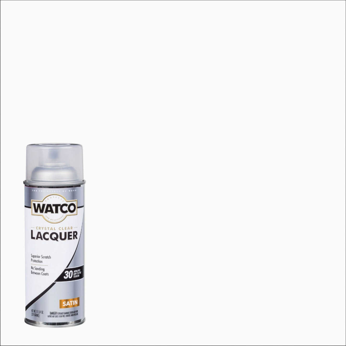 Watco 11.25 Oz. Clear Satin Spray Lacquer Image 1