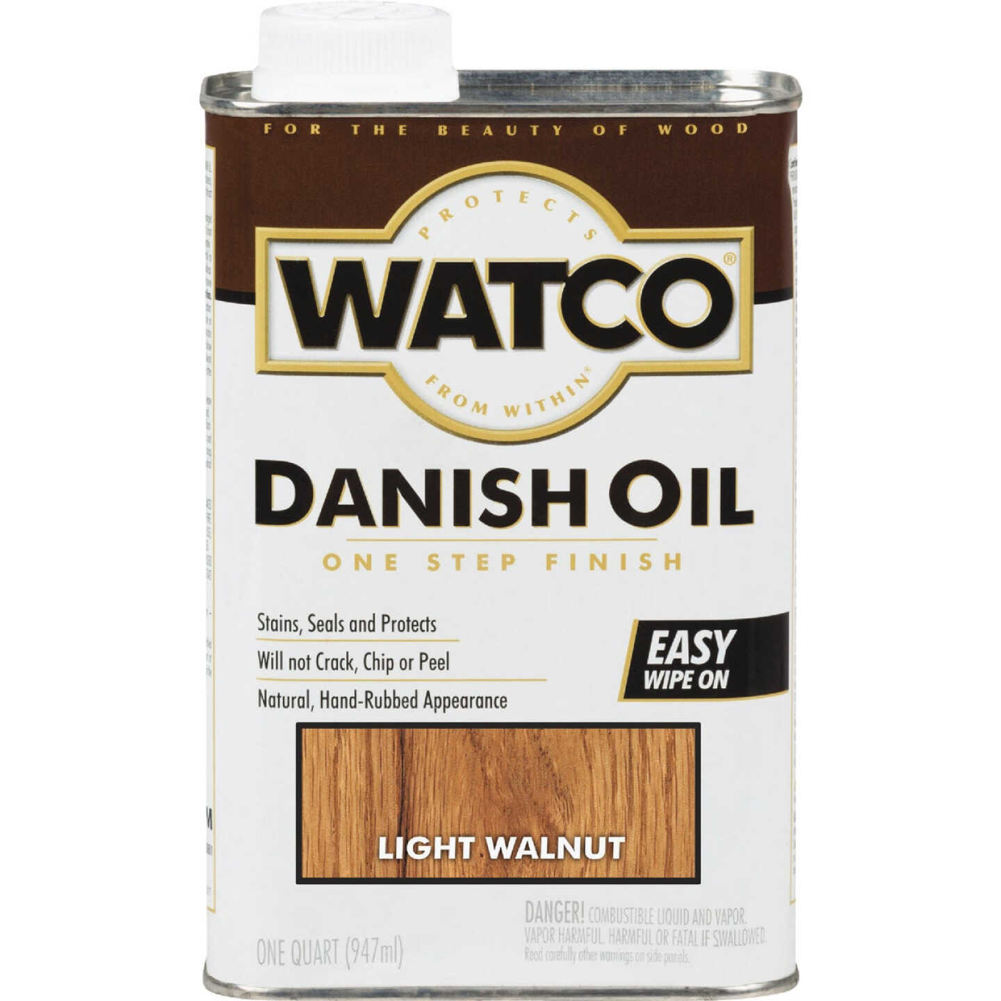 Watco Danish 1 Qt. Light Walnut Oil Finish Image 2