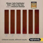 Minwax Polyshades 1/2 Pt. Satin Stain & Finish Polyurethane In 1-Step, American Chestnut Image 3