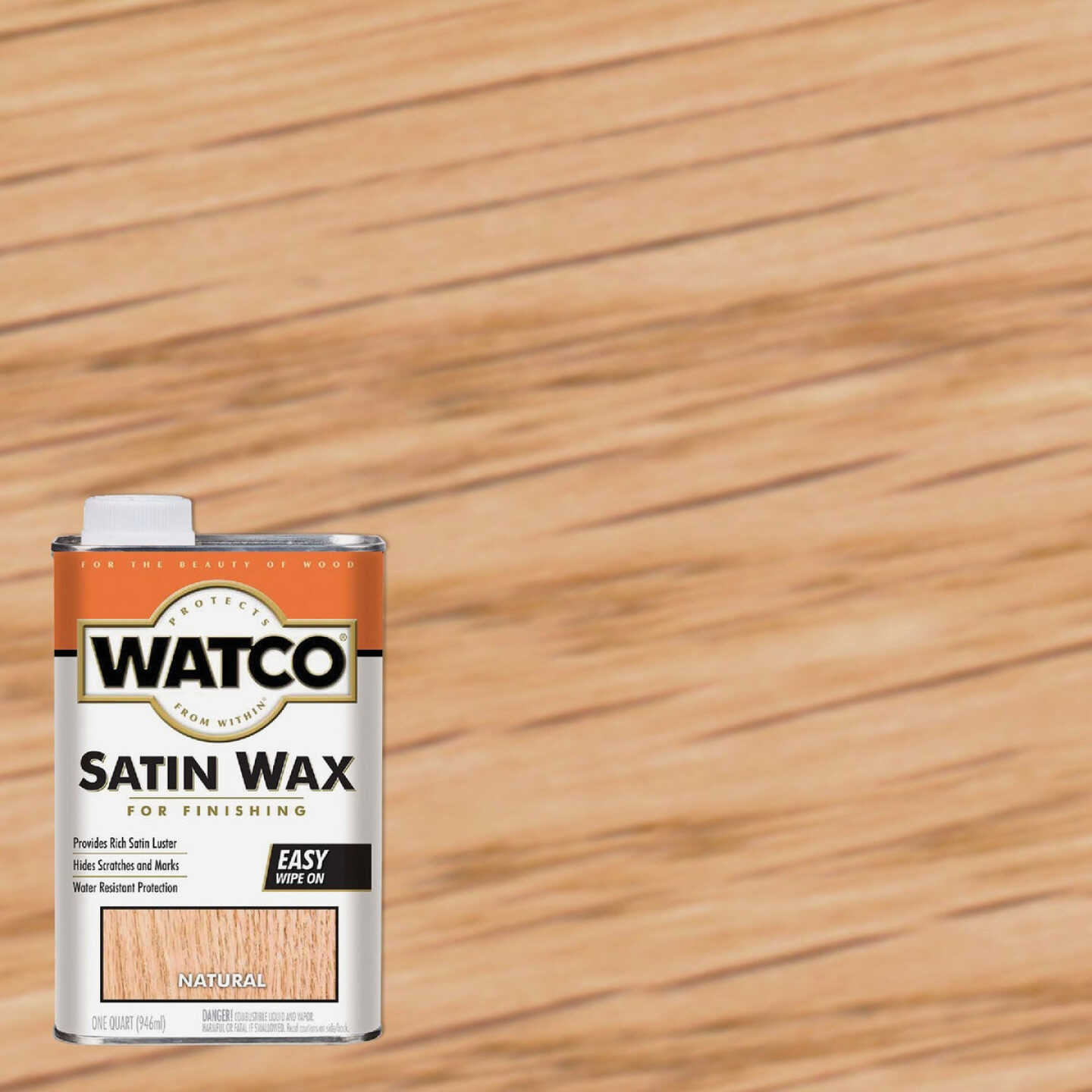 Watco Satin Wood Finishing Wax, Quart Image 1