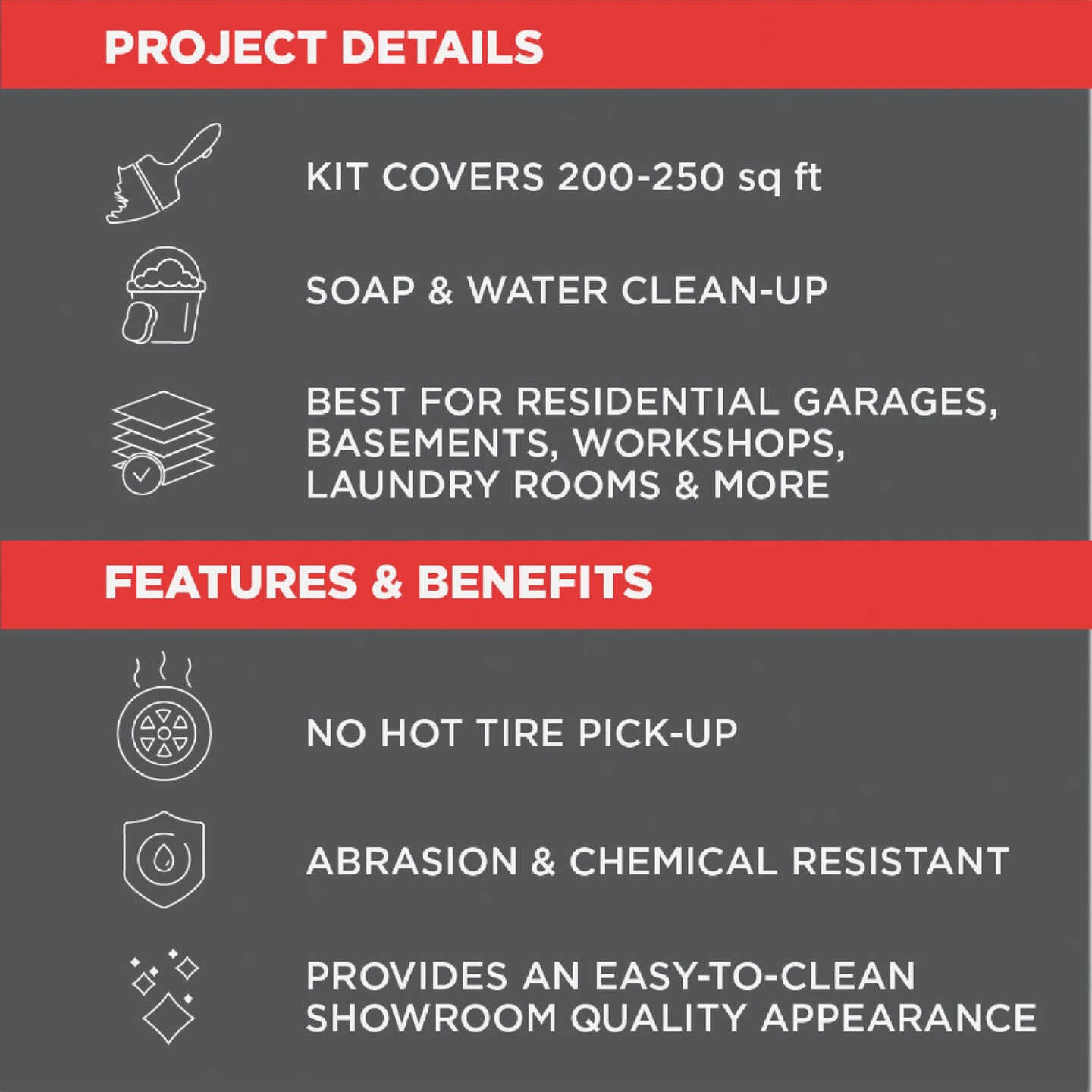 Rust-Oleum EPOXYSHIELD Gloss Garage Floor Coating Kit, Tan, 120 Oz. Image 3