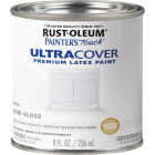 Rust-Oleum Painter's Touch 2X Ultra Cover Premium Latex Paint, White Semi-Gloss, 1/2 Pt. Image 7