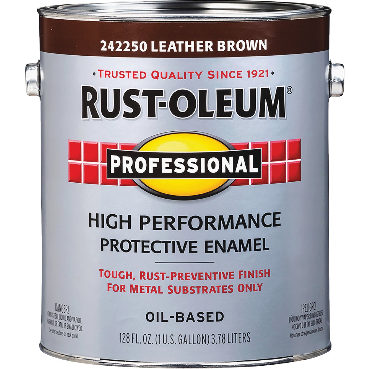Rust-Oleum VOC for SCAQMD Professional Enamel, Leather Brown, 1 Gal. Image 2