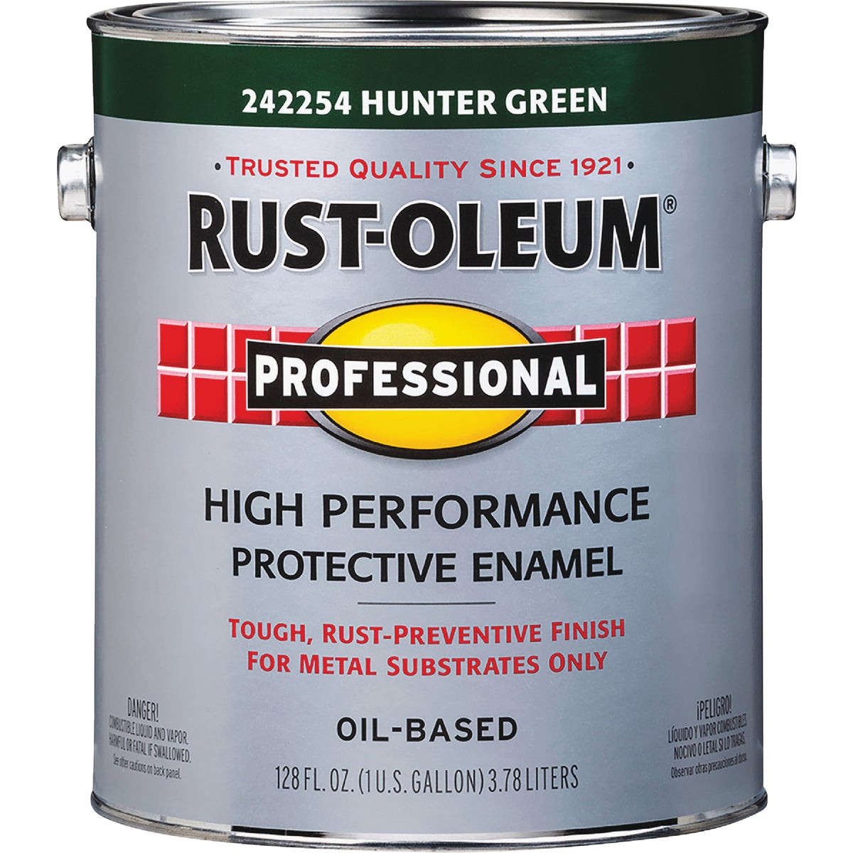 Rust-Oleum Gloss VOC for SCAQMD Professional Enamel, Hunter Green, 1 Gal. Image 4