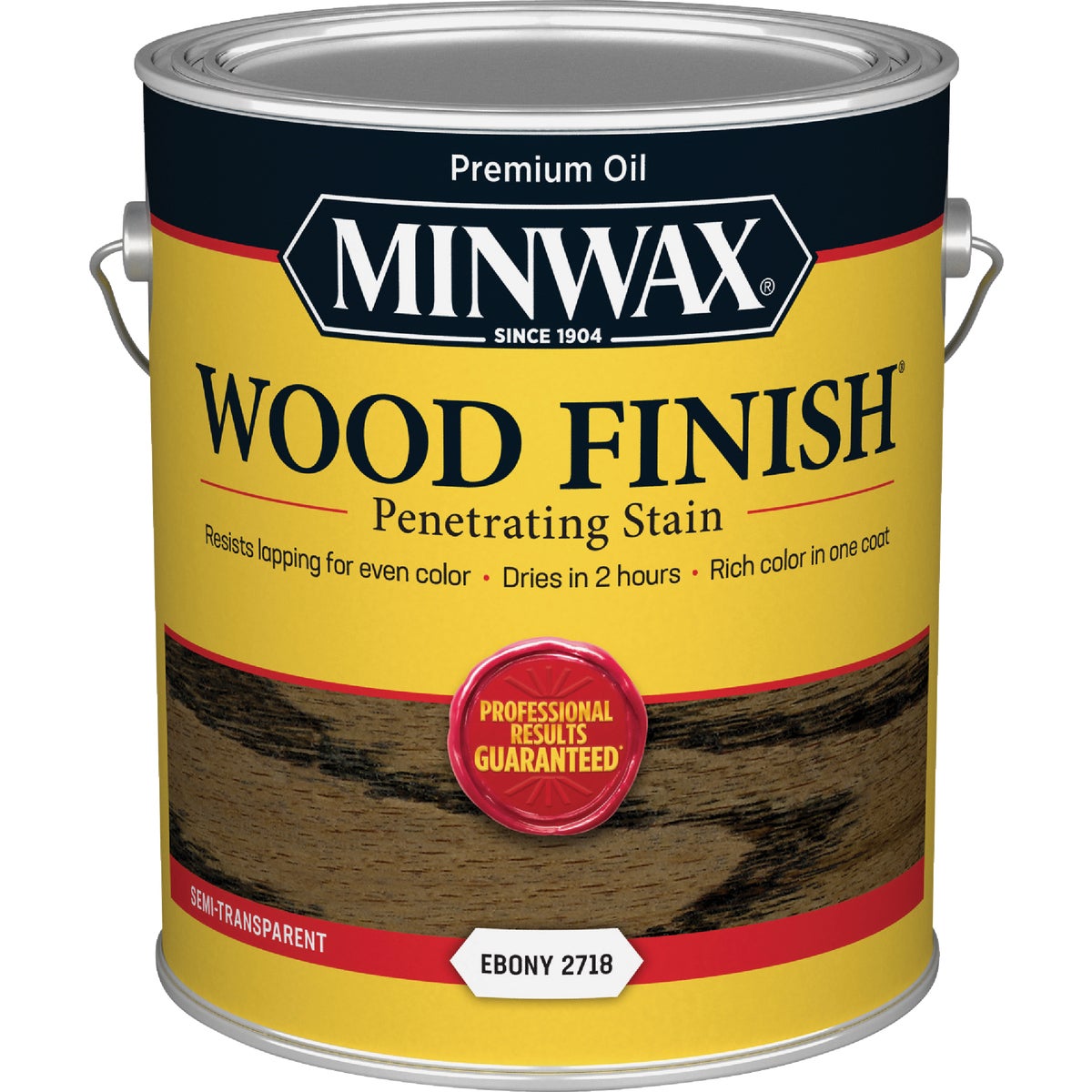 Minwax Wood Finish Penetrating Stain, Ebony, 1 Gal. Image 7