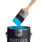 Best Look 2.5 In. Flat Polyester Paint Brush Image 2