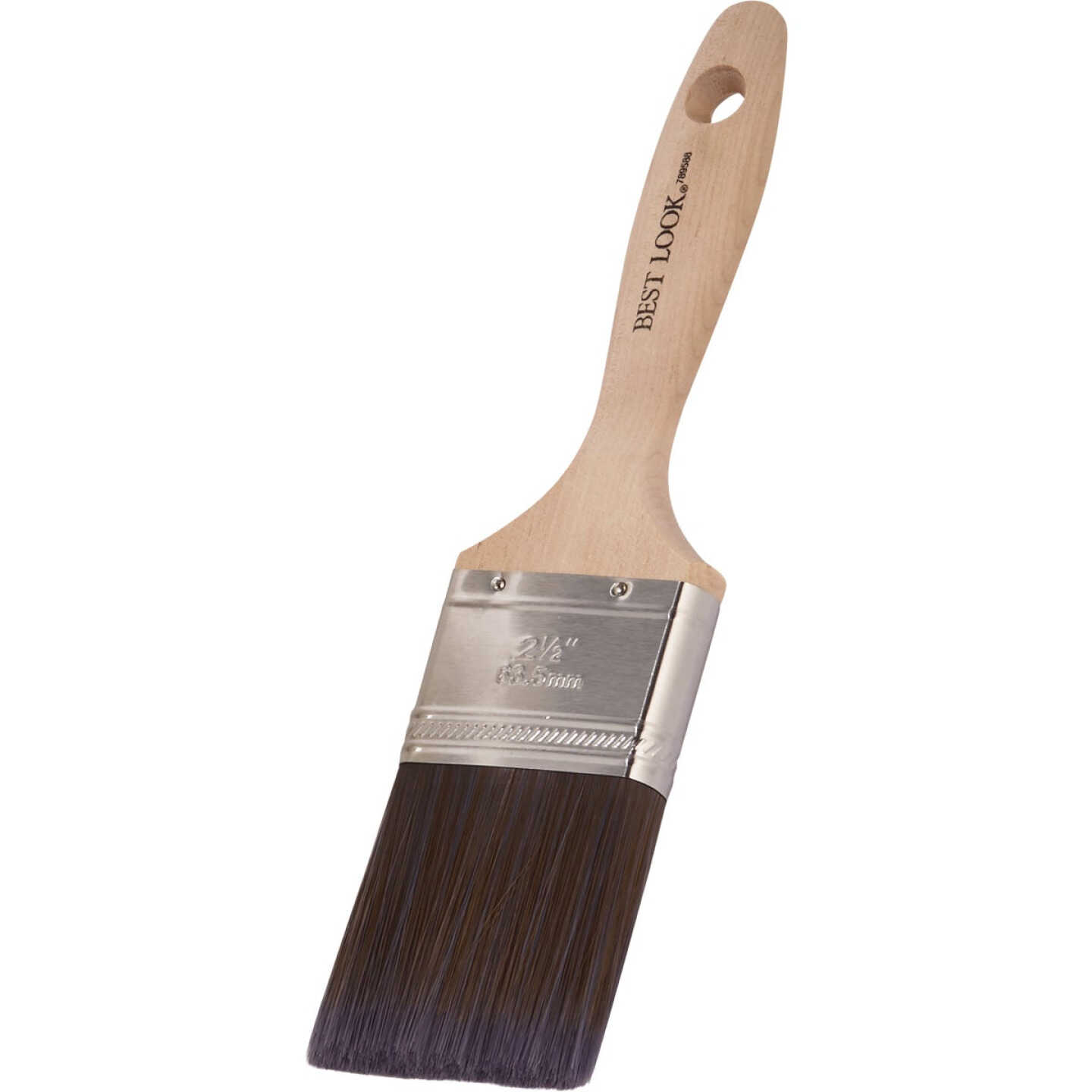 Best Look 2.5 In. Flat Polyester Paint Brush Image 5