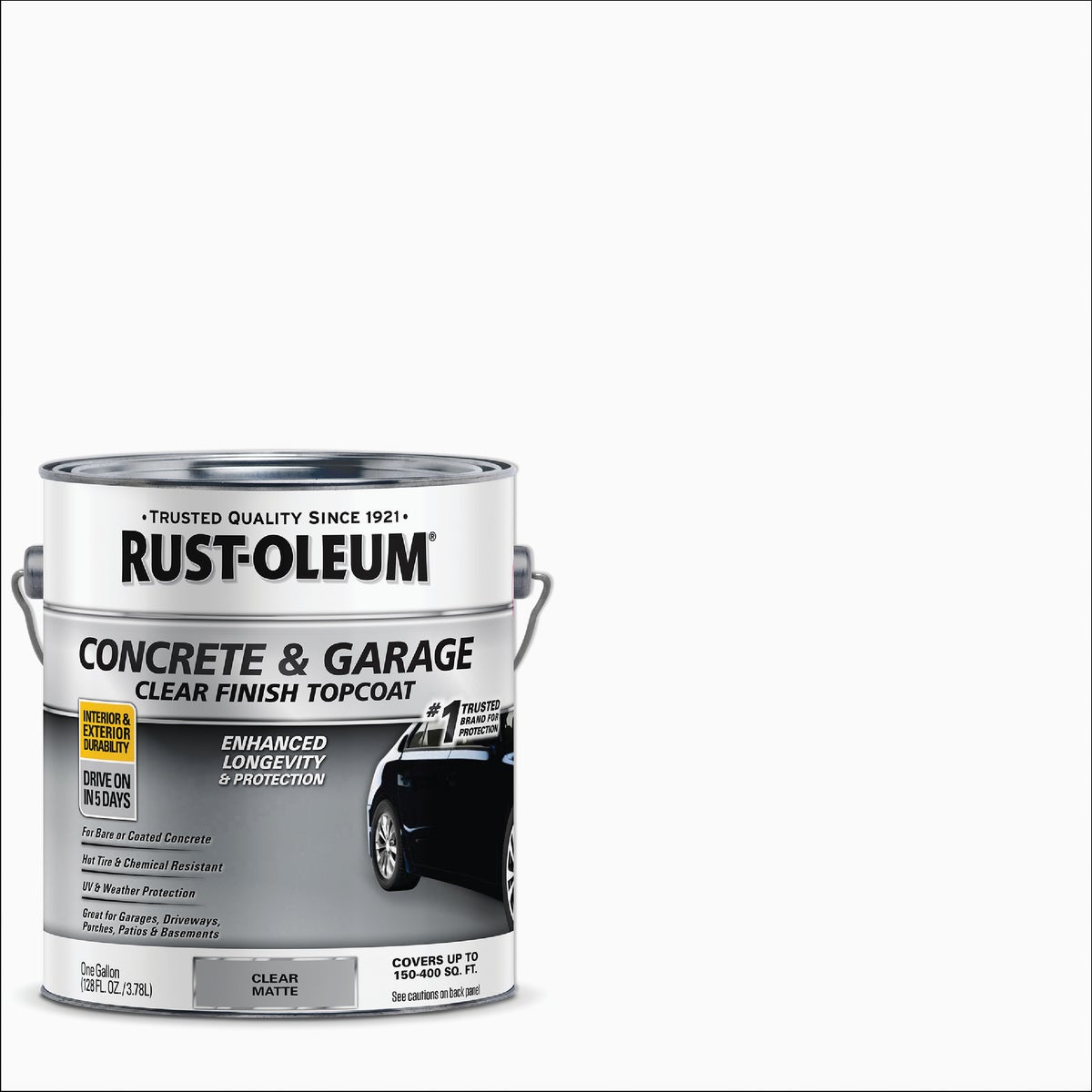Rust-Oleum 1 Gal. Concrete and Garage Matte Clear Finish Floor Topcoat