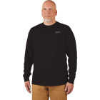 Milwaukee XL Black Long Sleeve Unisex Hybrid Work Shirt Image 1