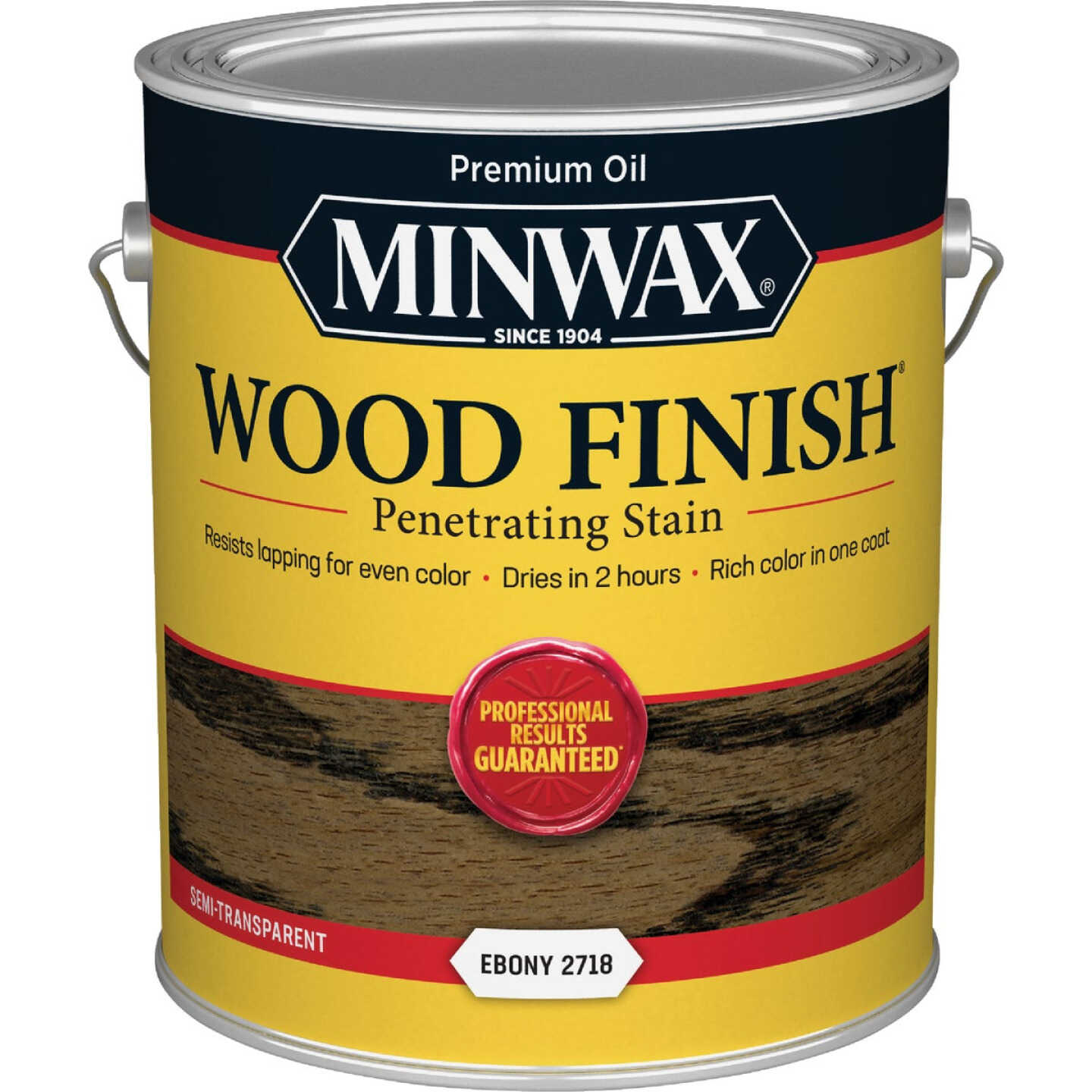 Minwax Wood Finish VOC Penetrating Stain, Ebony, 1 Gal. Image 7