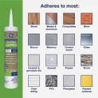 GE Gutter Silicone Advanced Speciality Products, Clear, 10.1 Oz. Cartridge Image 7