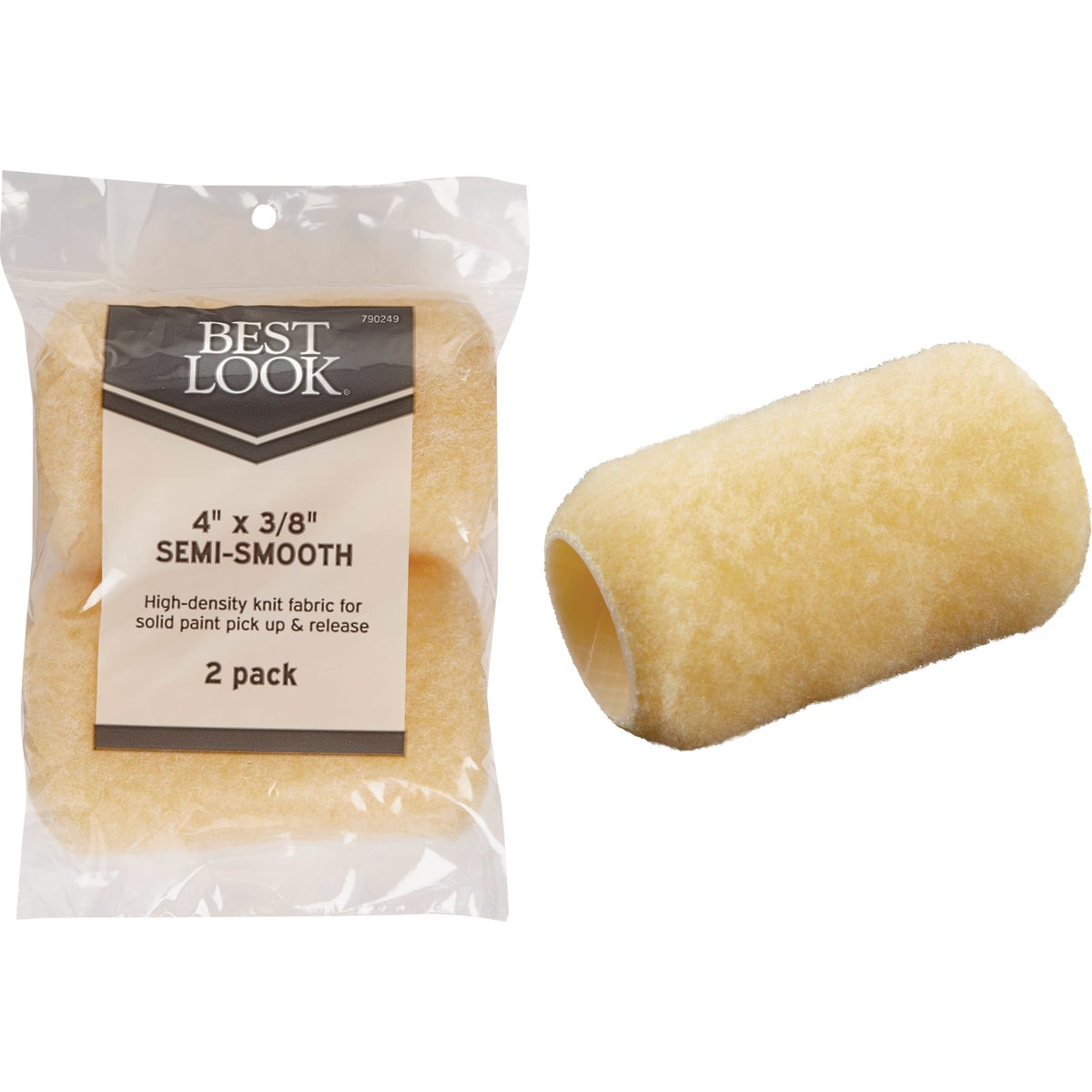 Best Look 4 In. x 3/8 In. Line Marker Knit Fabric Roller Cover (2-Pack) Image 1