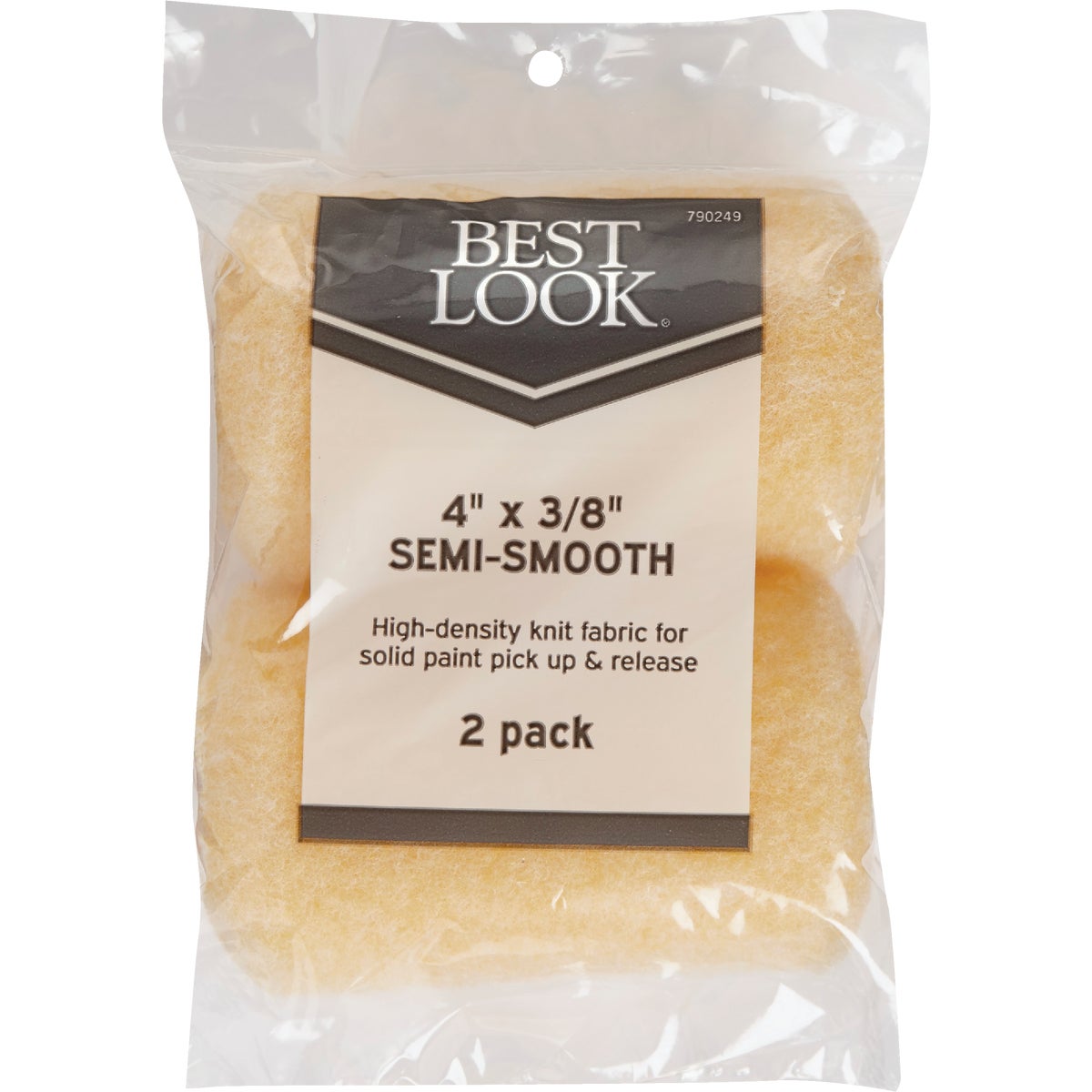 Best Look 4 In. x 3/8 In. Line Marker Knit Fabric Roller Cover (2-Pack) Image 2