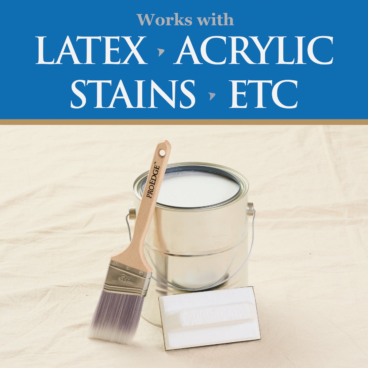 Linzer Pro Edge 3 In. x 5.5 In. Foam Handle Disposable Pad Painter Image 4