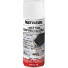 Rust-Oleum 13 Oz. Roofing Triple Thick Roof Patch & Sealer White Spray Image 2