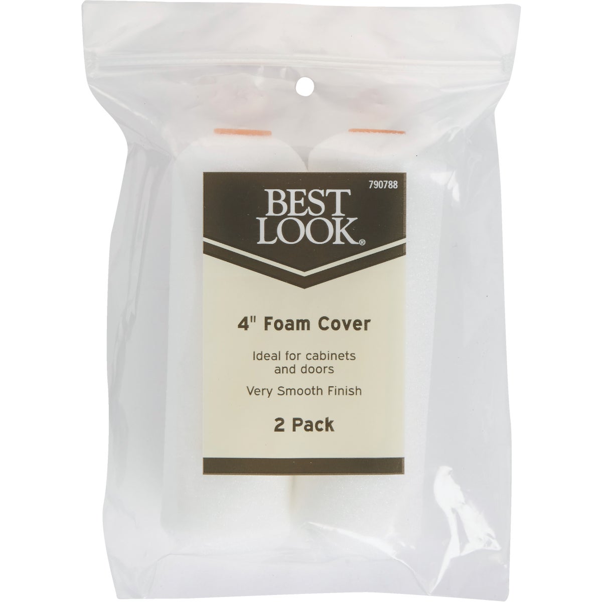 Best Look 4 In. x 1/4 In. Mini Foam Roller Cover (2-Pack) Image 2