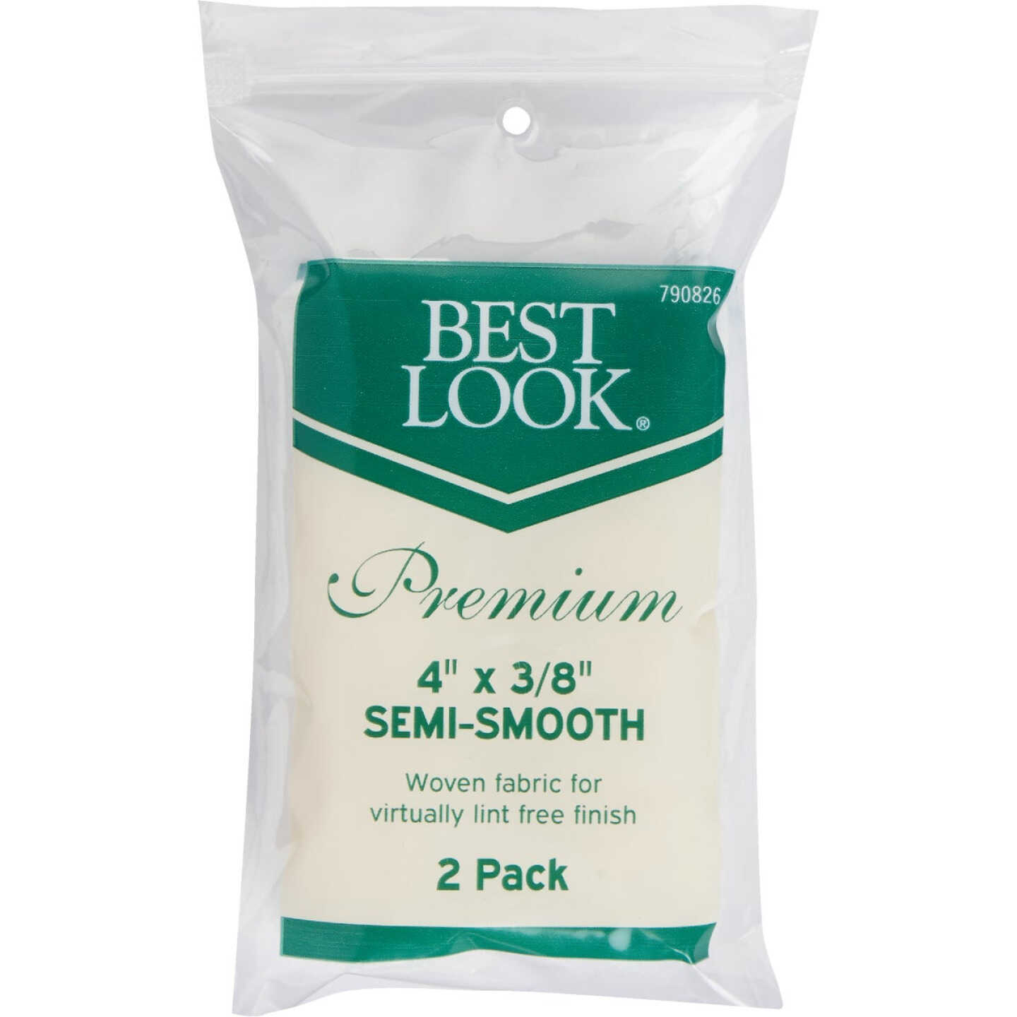 Best Look Premium 4 In. x 3/8 In. Mini Woven Fabric Roller Cover (2-Pack) Image 4