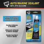 Dap 2.8 Oz. Clear Auto/Marine 100% RTV Silicone Sealant Image 2