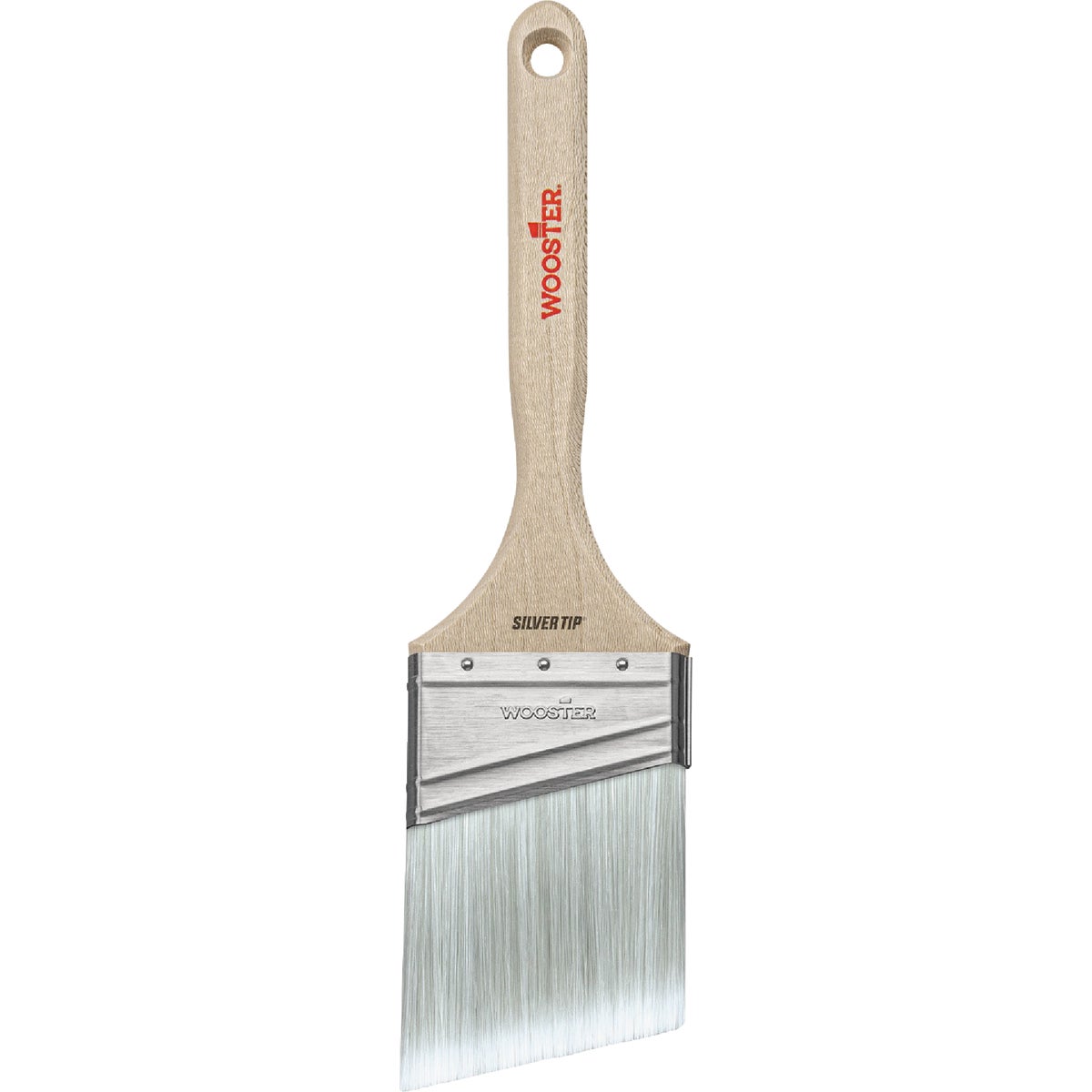 Wooster SILVER TIP 3 In. Chisel Trim Angle Sash Paint Brush Image 2