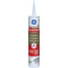 GE Advanced Silicone Kitchen & Bath Sealant, Clear, 10.1 Oz. Cartridge Image 1
