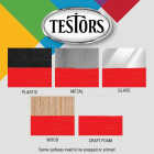 Testors Craft 0.25 Oz. Metallic Enamel Brush Paint, Silver Image 4