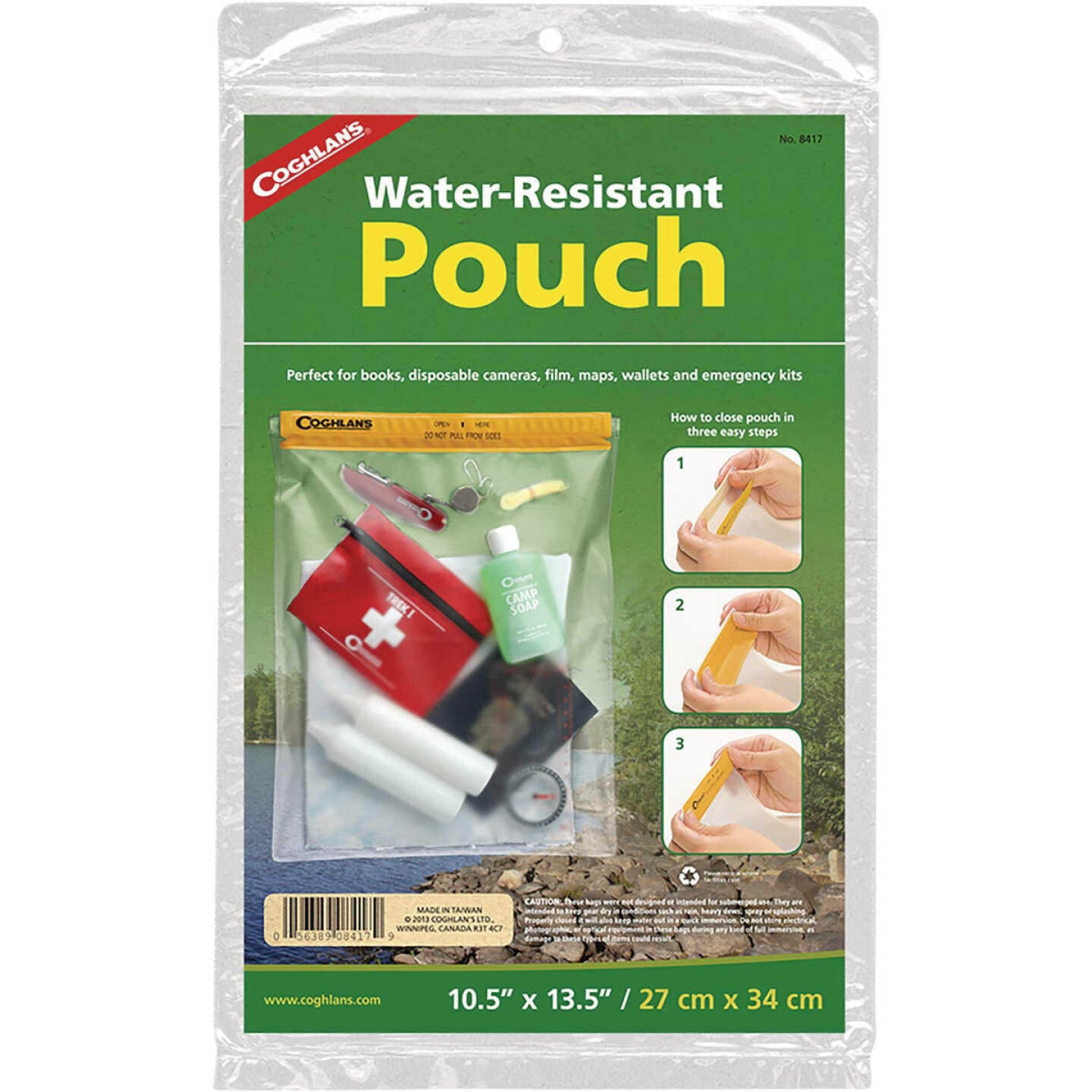 Coghlans 10.5 In. x 13.5 In. Water Resistant Pouch Image 1