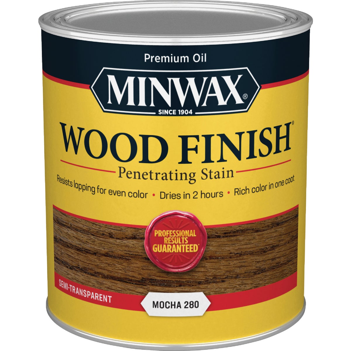 Minwax Wood Finish Penetrating Stain, Mocha, 1 Qt. Image 7