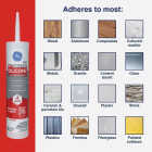 GE Silicone 1 Tub & Tile, Clear, 10.1 Oz. Cartridge Image 6