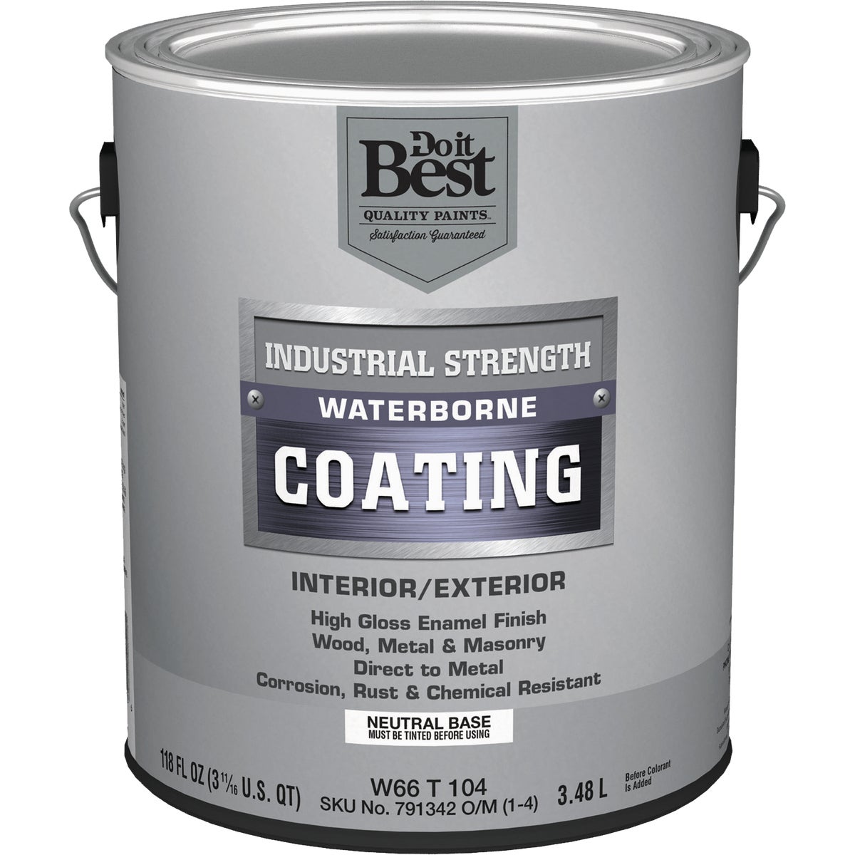 Do it Best Neutral Base Waterborne Industrial Enamel, 1 Gal.