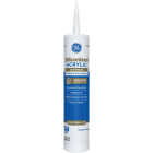 GE Siliconized Acrylic Advanced Window & Door Sealant, Clear, 10 Oz. Cartridge Image 1