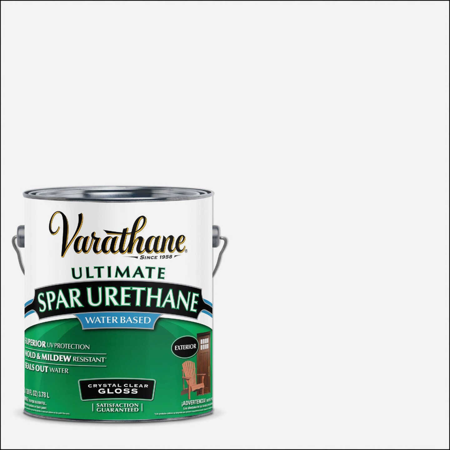 Varathane Gloss Clear Water Based Exterior Spar Urethane, 1 Gal. Image 1