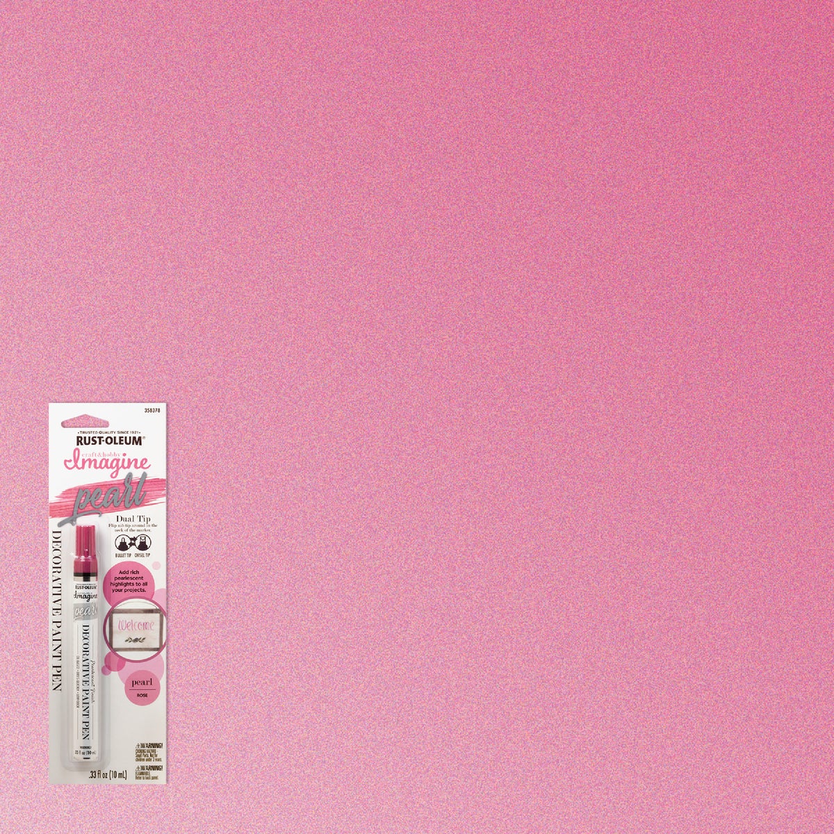 Rust-Oleum Imagine Rose Pearl Decorative Paint Pen Image 2